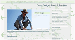 Desktop Screenshot of dustygedge.co.uk
